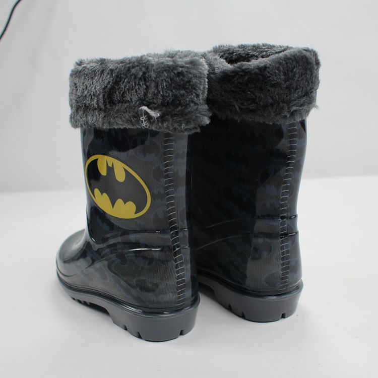 Picture of 860773- BATMAN WELLINGTON BOOTS/WELLIES WITH FUR(24-35)